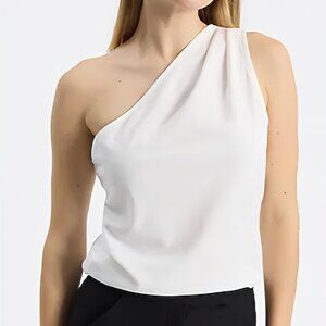 Pleated One Shoulder Tank